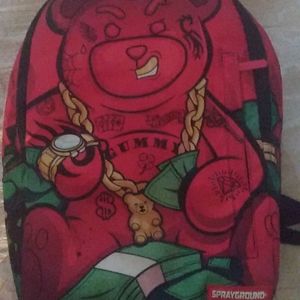 Sprayground Diablo Bear x NBA YoungBoy backpack